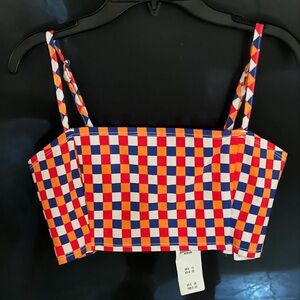 Social Tourist crop top. New with tags. Size medium.